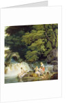 The Salmon Leap at Leixlip with Nymphs Bathing, 1783 by Francis Wheatley