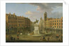 Charing Cross, with the Statue of King Charles I and Northumberland House, c.1750 by Joseph Nickolls