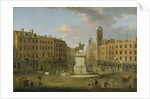 Charing Cross, with the Statue of King Charles I and Northumberland House, c.1750 by Joseph Nickolls