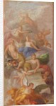 A Sketch of Gratitude Crowned by Peace, with Other Allegorical Figures of Industry, Fame and Plenty, c.1712-13 by James Thornhill