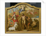 Allegory of the Power of Great Britain by Land, design for a decorative panel for George I's ceremonial coach, c.1718 by James (attr. to) Thornhill