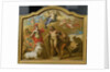Allegory of the Power of Great Britain by Land, design for a decorative panel for George I's ceremonial coach, c.1718 by James (attr. to) Thornhill