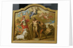 Allegory of the Power of Great Britain by Land, design for a decorative panel for George I's ceremonial coach, c.1718 by James (attr. to) Thornhill