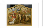 Allegory of the Power of Great Britain by Land, design for a decorative panel for George I's ceremonial coach, c.1718 by James (attr. to) Thornhill