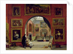 Interior of the Royal Institution, during the Old Master Exhibition, Summer 1832, 1833 by Alfred Woolmer