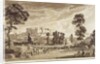 Part of the Town and Castle of Ludlow in Shropshire, engraved by the artist, published by P. Sandby, 1779 by Paul Sandby