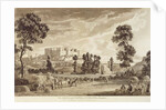 Part of the Town and Castle of Ludlow in Shropshire, engraved by the artist, published by P. Sandby, 1779 by Paul Sandby