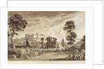 Part of the Town and Castle of Ludlow in Shropshire, engraved by the artist, published by P. Sandby, 1779 by Paul Sandby