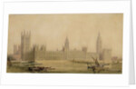 Perspective View of the new Houses of Parliament, c.1840s by Charles Barry
