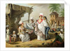 Linen Market, Roseau, Dominica, c.1780 by Agostino Brunias