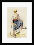 Greek Woodcutter, 13 June 1856 by Edward Lear