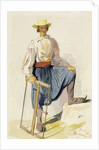 Greek Woodcutter, 13 June 1856 by Edward Lear