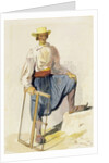Greek Woodcutter, 13 June 1856 by Edward Lear