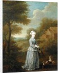Miss Wood with her Dog, c.1730 by William Hogarth