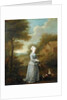 Miss Wood with her Dog, c.1730 by William Hogarth