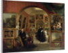 The Interior of the British Institution Gallery, 1829 by John Scarlett Davis