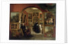 The Interior of the British Institution Gallery, 1829 by John Scarlett Davis