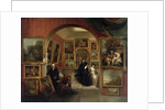 The Interior of the British Institution Gallery, 1829 by John Scarlett Davis