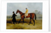 Sir Tatton Sykes Leading in the Horse 'Sir Tatton Sykes', with William Scott Up, 1846 by Harry Hall