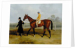 Sir Tatton Sykes Leading in the Horse 'Sir Tatton Sykes', with William Scott Up, 1846 by Harry Hall