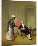 A Gentleman, possibly William Hickey, and his Indian Servant, c.1785 by Arthur Devis