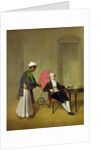 A Gentleman, possibly William Hickey, and his Indian Servant, c.1785 by Arthur Devis