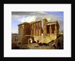 The Erechtheum, Athens, with Figures in the Foreground, 1821 by Charles Lock Eastlake