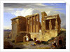 The Erechtheum, Athens, with Figures in the Foreground, 1821 by Charles Lock Eastlake