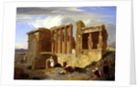 The Erechtheum, Athens, with Figures in the Foreground, 1821 by Charles Lock Eastlake