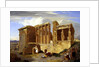 The Erechtheum, Athens, with Figures in the Foreground, 1821 by Charles Lock Eastlake