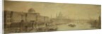 Somerset House, St. Paul's Cathedral and Blackfriars' Bridge by Louis Jean Desprez