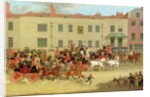 The North Country Mails at the Peacock, Islington, 1821 by James Pollard