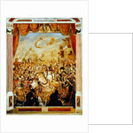 The First Appearance of William Shakespeare on the Stage of the Globe with Part of his Dramatic Company in 1564, 1864-65 by George Cruikshank