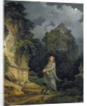 Visitor to a Moonlit Churchyard, 1790 by Philip James de Loutherbourg