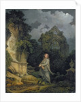 Visitor to a Moonlit Churchyard, 1790 by Philip James de Loutherbourg