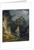 Visitor to a Moonlit Churchyard, 1790 by Philip James de Loutherbourg