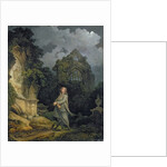 Visitor to a Moonlit Churchyard, 1790 by Philip James de Loutherbourg