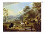 A Hawking Party, c.1690 by Jan Wyck