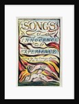 Combined Title Page from 'Songs of Innocence and of Experience' by William Blake