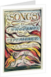 Combined Title Page from 'Songs of Innocence and of Experience' by William Blake