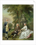 Jonathan Tyers and his Daughter, Elizabeth, and her Husband, John Wood, c.1750-52 by Francis Hayman