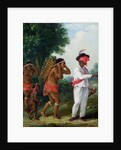 West Indian Man of Colour, Directing two Carib Women with a Child, c.1780 by Agostino Brunias