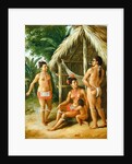 A Leeward Islands Carib Family outside a Hut, c.1780 by Agostino Brunias