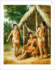 A Leeward Islands Carib Family outside a Hut, c.1780 by Agostino Brunias