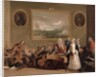 Rehearsal of an Opera, c.1709 by Marco Ricci