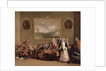 Rehearsal of an Opera, c.1709 by Marco Ricci