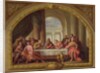 Sketch for 'The Last Supper', St. Mary's, Weymouth, formerly attributed to Antonio Verrio c.1719-20 by James Thornhill