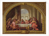 Sketch for 'The Last Supper', St. Mary's, Weymouth, formerly attributed to Antonio Verrio c.1719-20 by James Thornhill