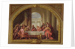 Sketch for 'The Last Supper', St. Mary's, Weymouth, formerly attributed to Antonio Verrio c.1719-20 by James Thornhill