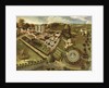 The House and Garden of Llanerch Hall, Denbighshire, c.1662-72 by English School
